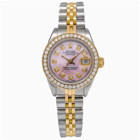 rolex oyster perpetual datejust pink gold ราคา|Rolex Datejust blue.